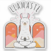 Llamaste lustig aufkleber (Vorderseite)