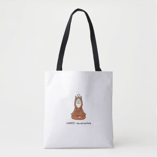 "Llamaste - stay calm and fluffy" Tasche (Vorderseite)