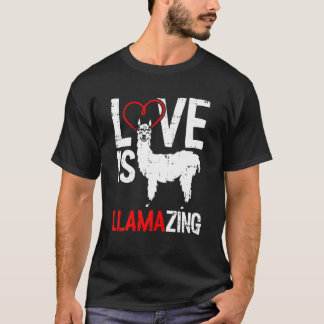 Llamazing Valentinstag Niedlich V-Day Heart Boys G T-Shirt