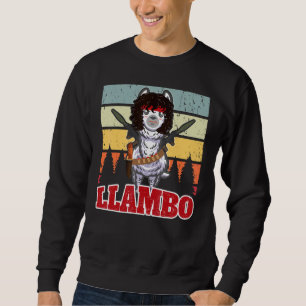 Llambo Military Llama Kommando Unglaublich witzig Sweatshirt
