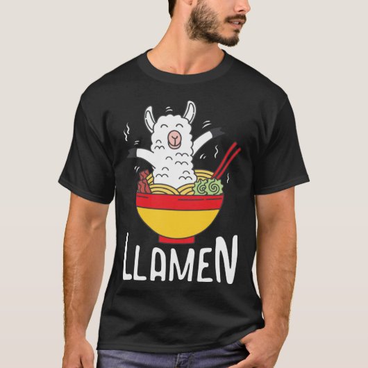 Llamen  Llama Hilarious Sayings T-Shirt (Vorderseite)