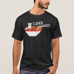 Llamen lustiges Lamaramen-Geschenk für T-Shirt