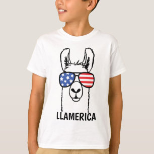 Llamerica, lustiges Lllama scherzt Shirt, 4. von T-Shirt