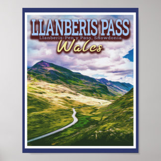 LLANBERIS PASS - SNOWDONIEN - NORDWALLE POSTER