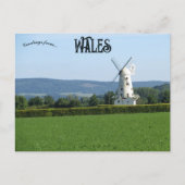 Llancayo Windmill Wales Postkarte (Vorderseite)