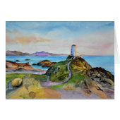 "Llanddwyn Insel-Leuchtturm," Anglesey (Vorderseite (Horizontal))