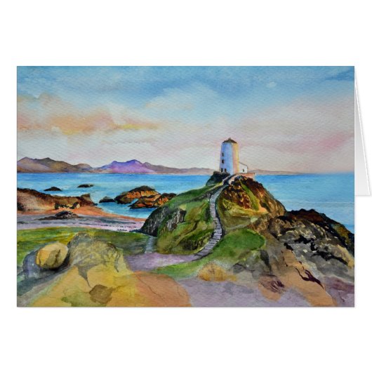 "Llanddwyn Insel-Leuchtturm," Anglesey (Vorderseite (Horizontal))