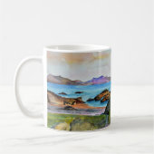 "Llanddwyn Insel-Leuchtturm," Anglesey, Wales Kaffeetasse (Links)
