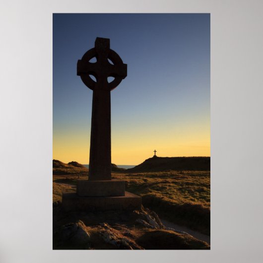 Llanddwyn Island Crosses, Anglesey, Wald Poster (Vorne)