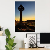 Llanddwyn Island Crosses, Anglesey, Wald Poster (Heimbüro)