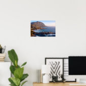 Llandudno Beach Serenity: Kapstadtküste Sonnenunte Poster (Heimbüro)