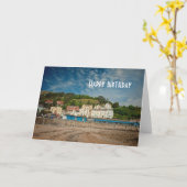 Llandudno Landschaftlich Coastal Beach View in Wal Karte (Gelbe Blume)