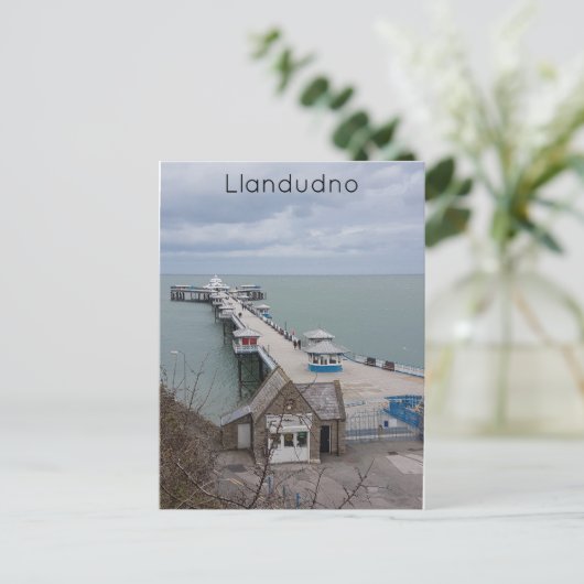 Llandudno Pier Postkarte (Stehend Vorderseite)