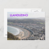LLANDUDNO POSTKARTE (Vorne/Hinten)