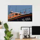 Llandudno Rettungsboot. Poster (Heimbüro)