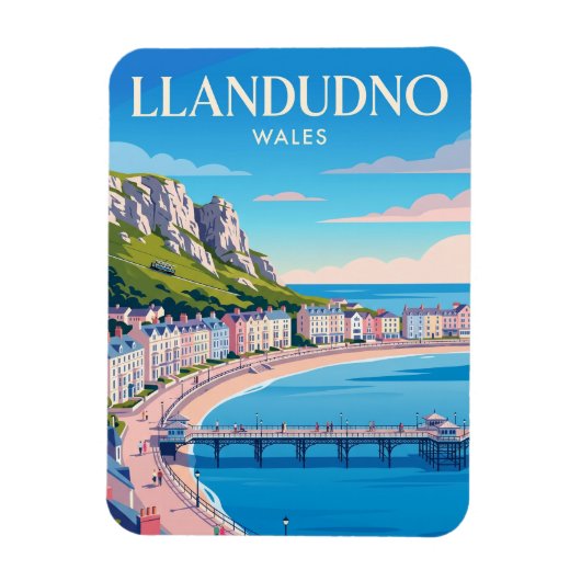 Llandudno Wales Magnet (Vertikal)