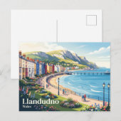 Llandudno Wales Postkarte (Vorne/Hinten)