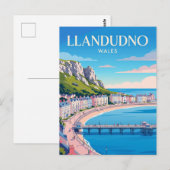 Llandudno Wales Postkarte (Vorne/Hinten)
