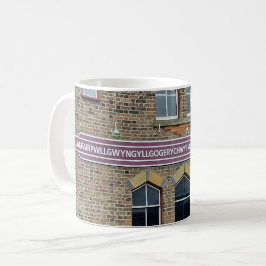 Llanfairpwll Kaffeetasse (Vorderseite Links)