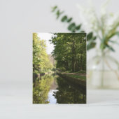 Llangollen Canal Boat durch Bridge Postcard Postkarte (Stehend Vorderseite)
