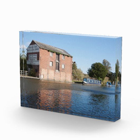 Llangollen Canal Ellesmere England Fotoblock (Rechts)