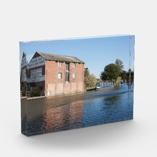 Llangollen Canal Ellesmere England Fotoblock (Links)