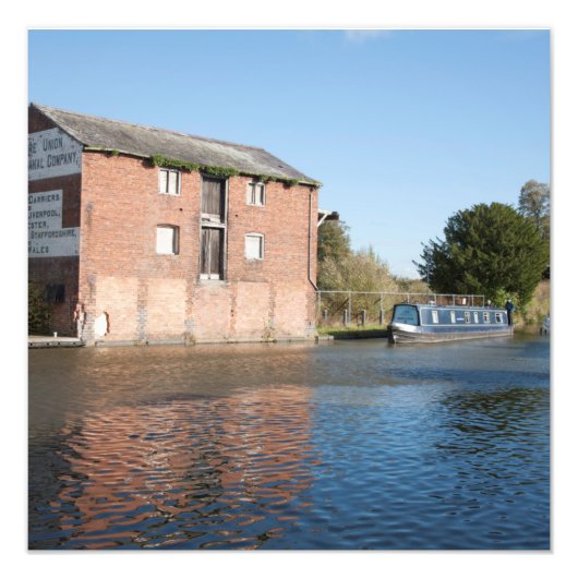 Llangollen Canal Ellesmere England Fotodruck (Vorne)