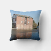 Llangollen Canal Ellesmere England Kissen (Rückseite)