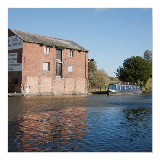 Llangollen Canal Ellesmere England Poster (Vorderseite)