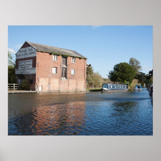 Llangollen Canal Ellesmere England Poster (Vorne)
