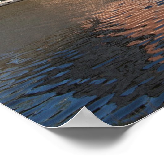 Llangollen Canal Ellesmere England Poster (Ecke)