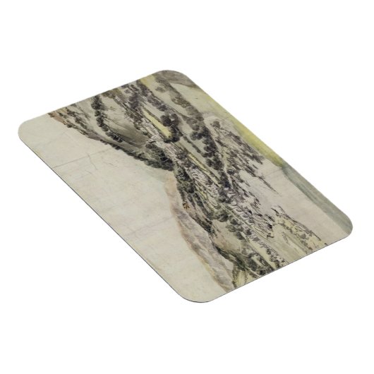 Llangollen-Tal (mit Papier) Magnet (Rechte Seite)