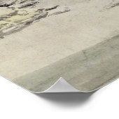 Llangollen-Tal (mit Papier) Poster (Ecke)