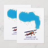 Llangorse Lake Brecon Beacon Karte (Vorne/Hinten)