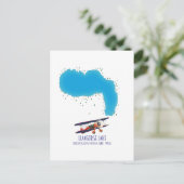 Llangorse Lake Brecon Beacon Karte (Stehend Vorderseite)