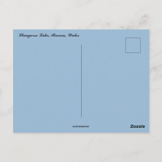 Llangorse Postkarte (Rückseite)