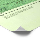 Llano TX Topo Karte Poster (Ecke)