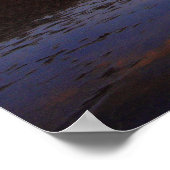 Llanstephan Sunset Print Poster (Ecke)