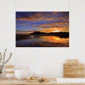 Llanstephan Sunset Print Poster (Küche)