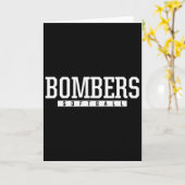 Llard Memorial Bombers Softll Hs Karte (Gelbe Blume)