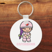 Llavero de enfermera schlüsselanhänger (Vorderseite)