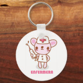 Llavero de enfermermera ratoncita schlüsselanhänger (Vorderseite)