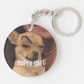 Llavero de perro de meme schlüsselanhänger (Rückseite)