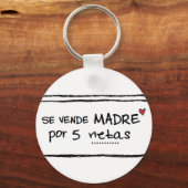 Llavero de "se vende madre por 5 netas" schlüsselanhänger (Vorderseite)