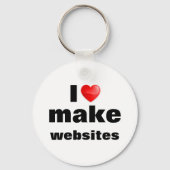Llavero I Liebe macht Websites Schlüsselanhänger (Vorderseite)