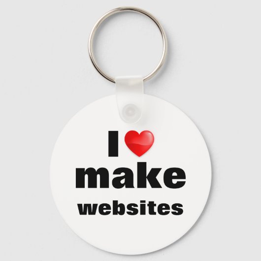 Llavero I Liebe macht Websites Schlüsselanhänger (Vorderseite)