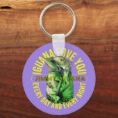 llavero iguana love you schlüsselanhänger (Rückseite)