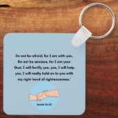 Llavero Isaías 41:10 Schlüsselanhänger (Rückseite)