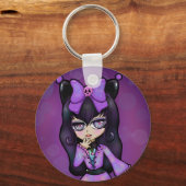Llavero Kuromi fanart Schlüsselanhänger (Vorderseite)