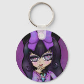 Llavero Kuromi fanart Schlüsselanhänger (Rückseite)